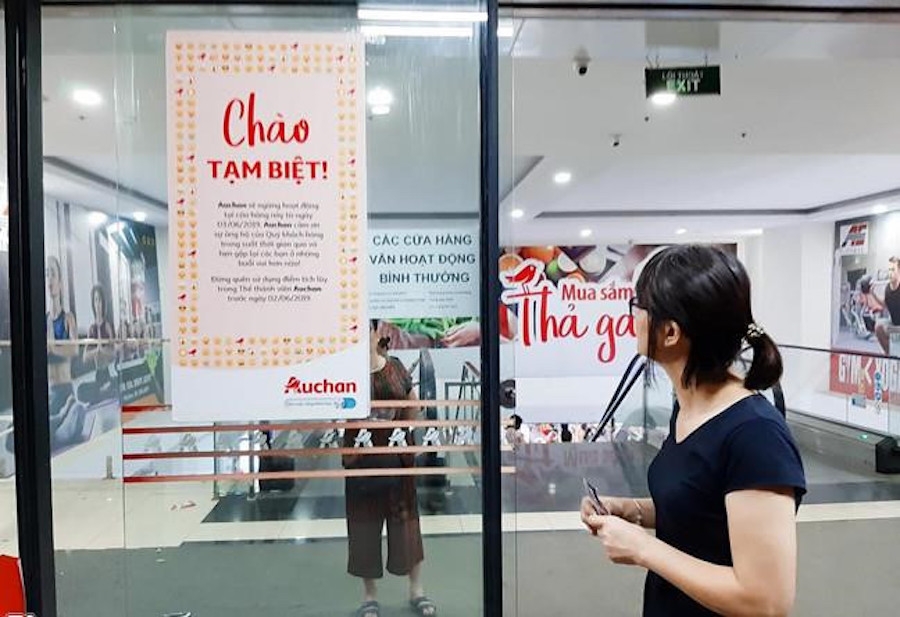 Auchan đóng cửa 15 siêu thị rút dần khỏi Việt Nam
